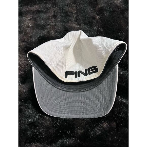 PING FlexFit SensorCool White Hat Size S/M - Picture 2 of 3